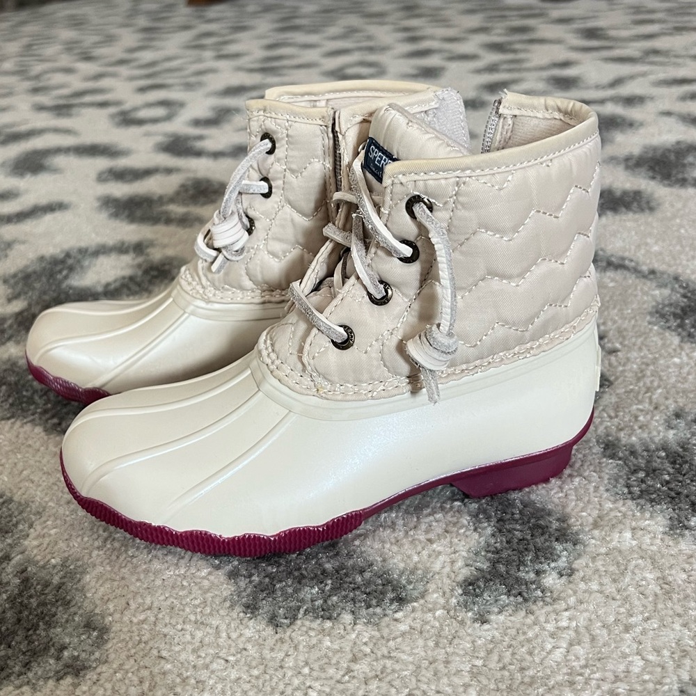 Sperry Duck Boots - Girls Size 1